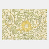 Feuille De Papier Cadeau Conception florale de William Morris (Devant)