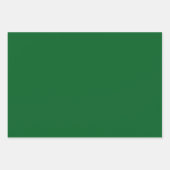Feuille De Papier Cadeau Conception florale verte de Lantana (Devant 3)