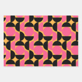 Feuille De Papier Cadeau Conception géométrique moderne (Devant 2)