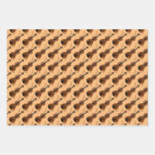 Feuille De Papier Cadeau Conception musicale des violons (Devant)