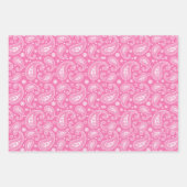 Feuille De Papier Cadeau Conception Paisley Colorée (Devant 2)