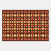 Feuille De Papier Cadeau Conception Plaid Automne MVB (Devant)
