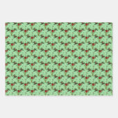 Feuille De Papier Cadeau Conception Plante mignonne fraise (Devant)