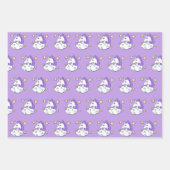 Feuille De Papier Cadeau Conception Unicorn (Devant)