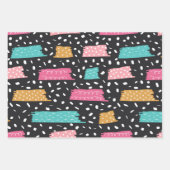 Feuille De Papier Cadeau Conçu (Devant)