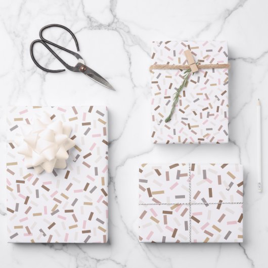 Feuille De Papier Cadeau Confetti Chic (Sprinkles) (Recto)