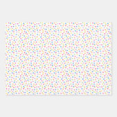 Feuille De Papier Cadeau Confetti Dazzle (points) (Devant)