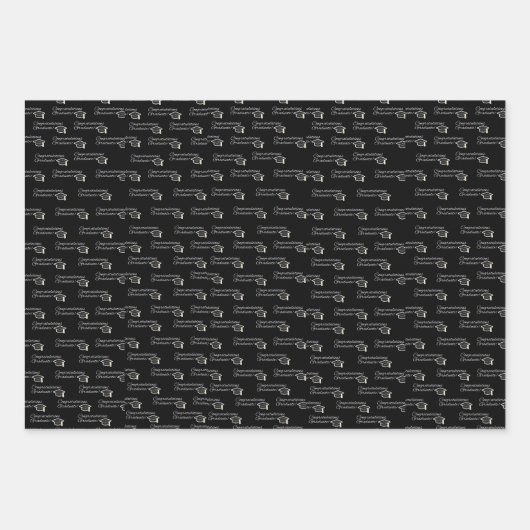 Feuille De Papier Cadeau Congratulations Graduate (Devant)