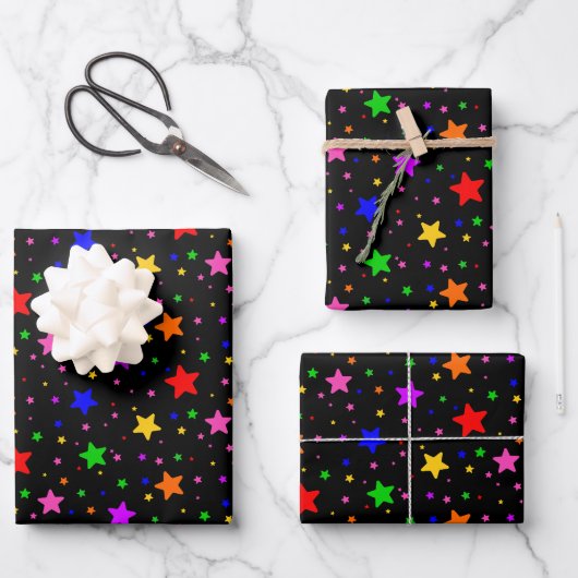 Feuille De Papier Cadeau Constellations (Recto)
