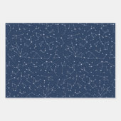 Feuille De Papier Cadeau Constellations (Devant 2)