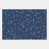 Feuille De Papier Cadeau Constellations (Devant)