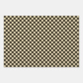 Feuille De Papier Cadeau Contrôles prioritaires rustiques (Devant)