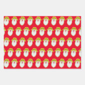 Feuille De Papier Cadeau Cookie de Noël Cajun (Devant 2)