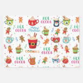 Feuille De Papier Cadeau Cookies de Christmas (Devant 2)