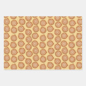 Feuille De Papier Cadeau Cookies de Noël en pain d'épices (Devant 3)