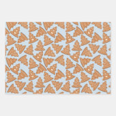 Feuille De Papier Cadeau Cookies de Noël en pain d'épices (Devant 2)