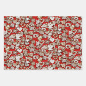 Feuille De Papier Cadeau Cookies de pain d'épices (Devant 3)