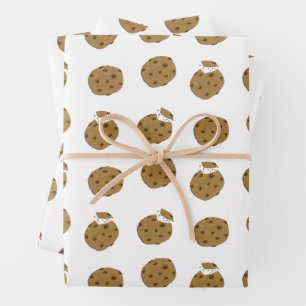Feuille De Papier Cadeau Cookies et miettes Premier Baby shower d'anniversa