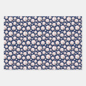 Feuille De Papier Cadeau Cool Baseball sports carrelé motif (Devant 3)