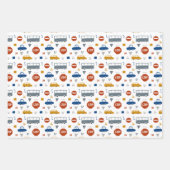 Feuille De Papier Cadeau cool garçons carrelage (Devant 2)