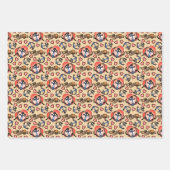 Feuille De Papier Cadeau cool gothique Mariage carrelé motif (Devant 3)
