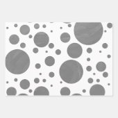 Feuille De Papier Cadeau Cool Grey Motifs coordonnés (Devant)