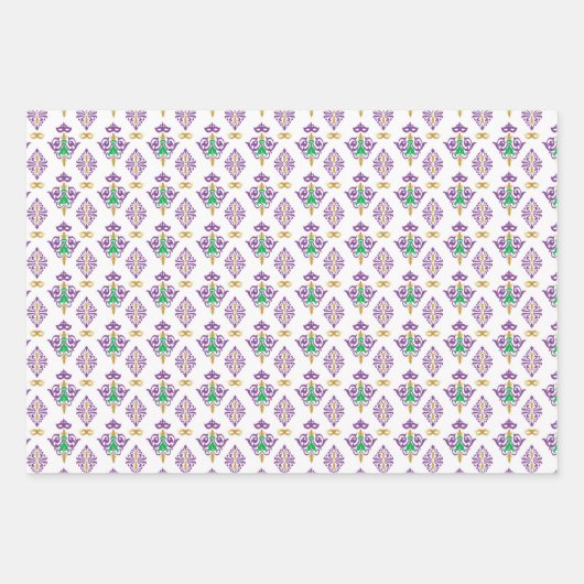Feuille De Papier Cadeau cool mardi gras (Devant)