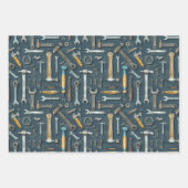 Feuille De Papier Cadeau Cool mens, modèle d'outil (Devant 3)