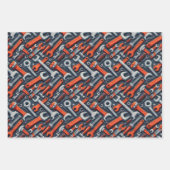 Feuille De Papier Cadeau Cool mens, modèle d'outil (Devant)