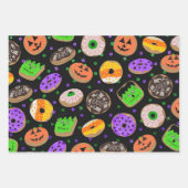 Feuille De Papier Cadeau Cool Parties scintillant mignonne Confetti Donuts  (Devant)