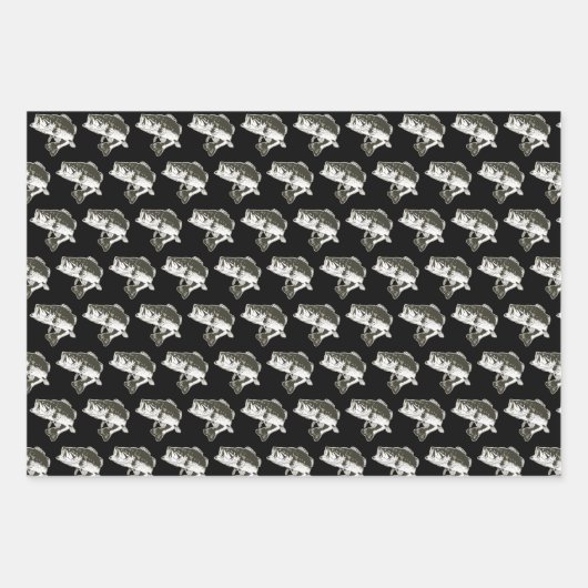 Feuille De Papier Cadeau Cool Pêcheur à gros bec (Devant)