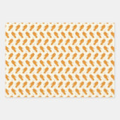 Feuille De Papier Cadeau cool restauration rapide poulet carrelé (Devant 3)