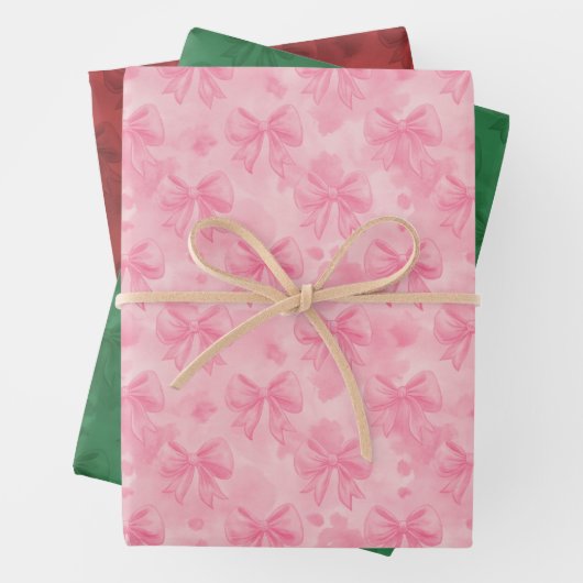 Feuille De Papier Cadeau Coquette Christmas (En situation)