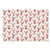 Coquette Christmas Preppy Reindeer