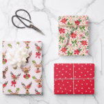 Feuille De Papier Cadeau Coquette Christmas Preppy Reindeer<br><div class="desc">Soyez "très méchant" cette saison des Fêtes avec cette adorable feuille de papier d'emballage Coquette Preppy Reindeer de Noël ! Le petit renne sassy s'associe très bien avec l'arc et la feuille florale et le papier étoile coordinateur. Tous les éléments sont dessinés à la main par Amber Jones de Lily...</div>