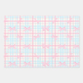 Feuille De Papier Cadeau Coquette Pastel Blue Cute Wrapping Paper (Devant 2)