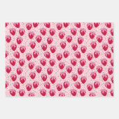 Feuille De Papier Cadeau Coquette Strawberry Valentine (Devant 2)