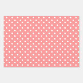 Feuille De Papier Cadeau Corail à motif (Devant 3)