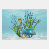 Feuille De Papier Cadeau Corail Reef (Devant 2)