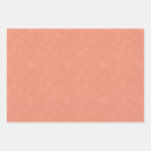 Feuille De Papier Cadeau Corail texturé "corail apaisant". populaire solide (Devant 3)