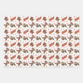 Feuille De Papier Cadeau Corgi (Devant)