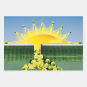 FEUILLE DE PAPIER CADEAU CORRESPONDANCE SOLEIL (Devant)