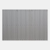 Feuille De Papier Cadeau Corrugated Metal Background (Devant 3)