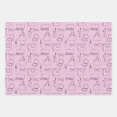 Feuille De Papier Cadeau Cosmétique et parfum  (Devant 3)