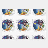 Feuille De Papier Cadeau cosmos (Devant 3)