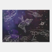 Feuille De Papier Cadeau cosmos (Devant 2)