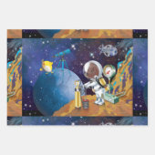 Feuille De Papier Cadeau cosmos (Devant)