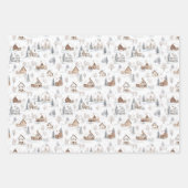 Feuille De Papier Cadeau Cosy Soft Pastel (Devant 3)