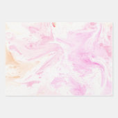 Feuille De Papier Cadeau Coton bonbon rose pourpre (Devant 2)