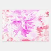 Feuille De Papier Cadeau Coton bonbon rose pourpre (Devant 2)